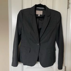 Banana Republic Charcoal Blazer - Professional Attire - 4 Petite